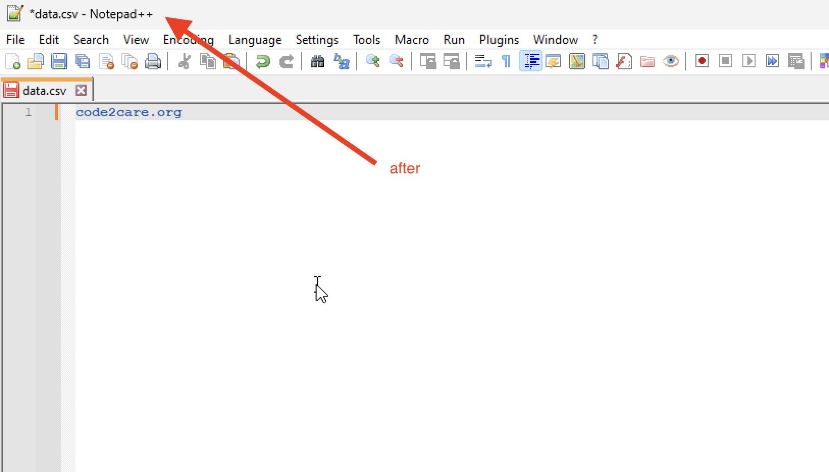 Only File name on Notepad++ Title bar